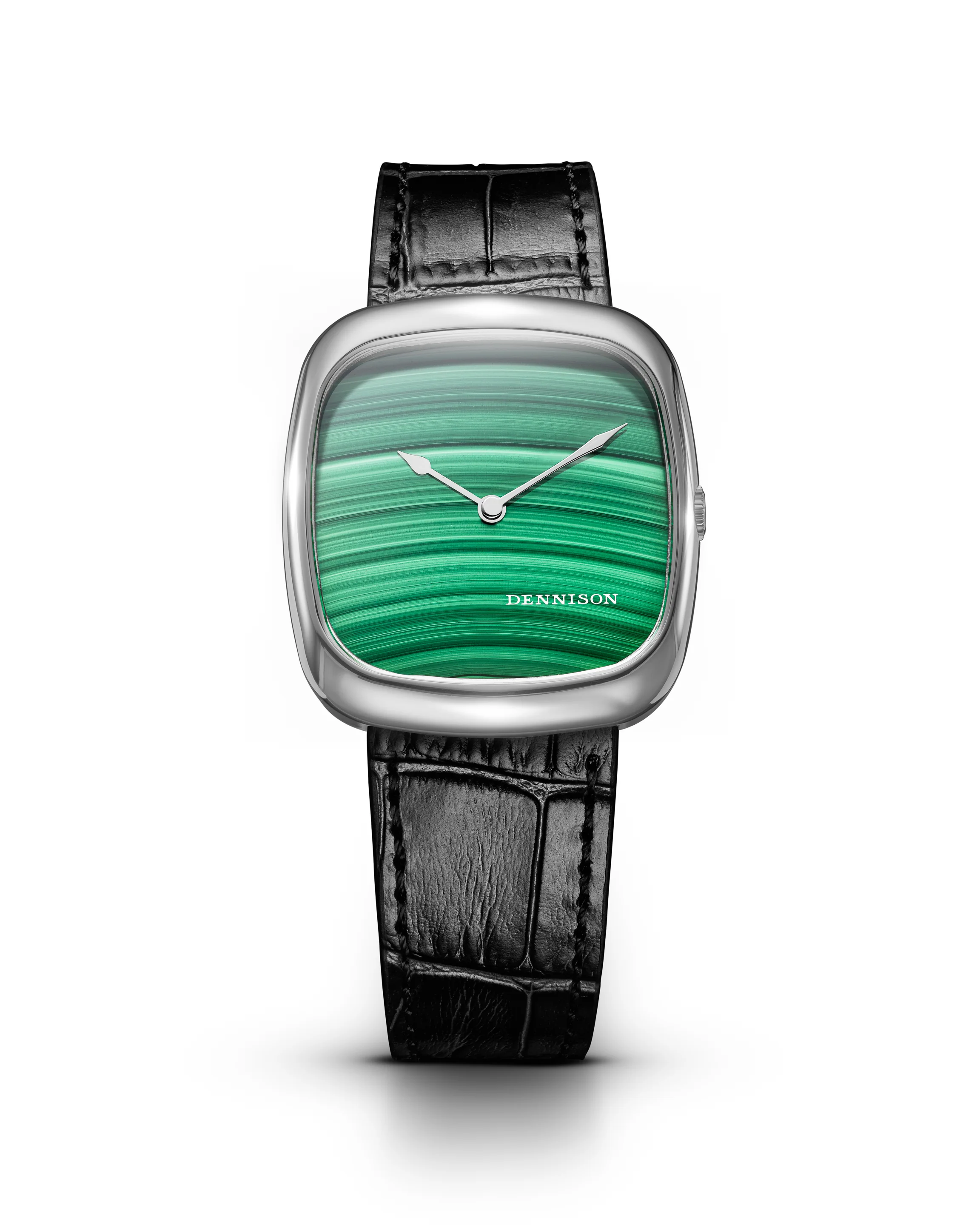 Natural Malachite Stone In Steel - Image 5