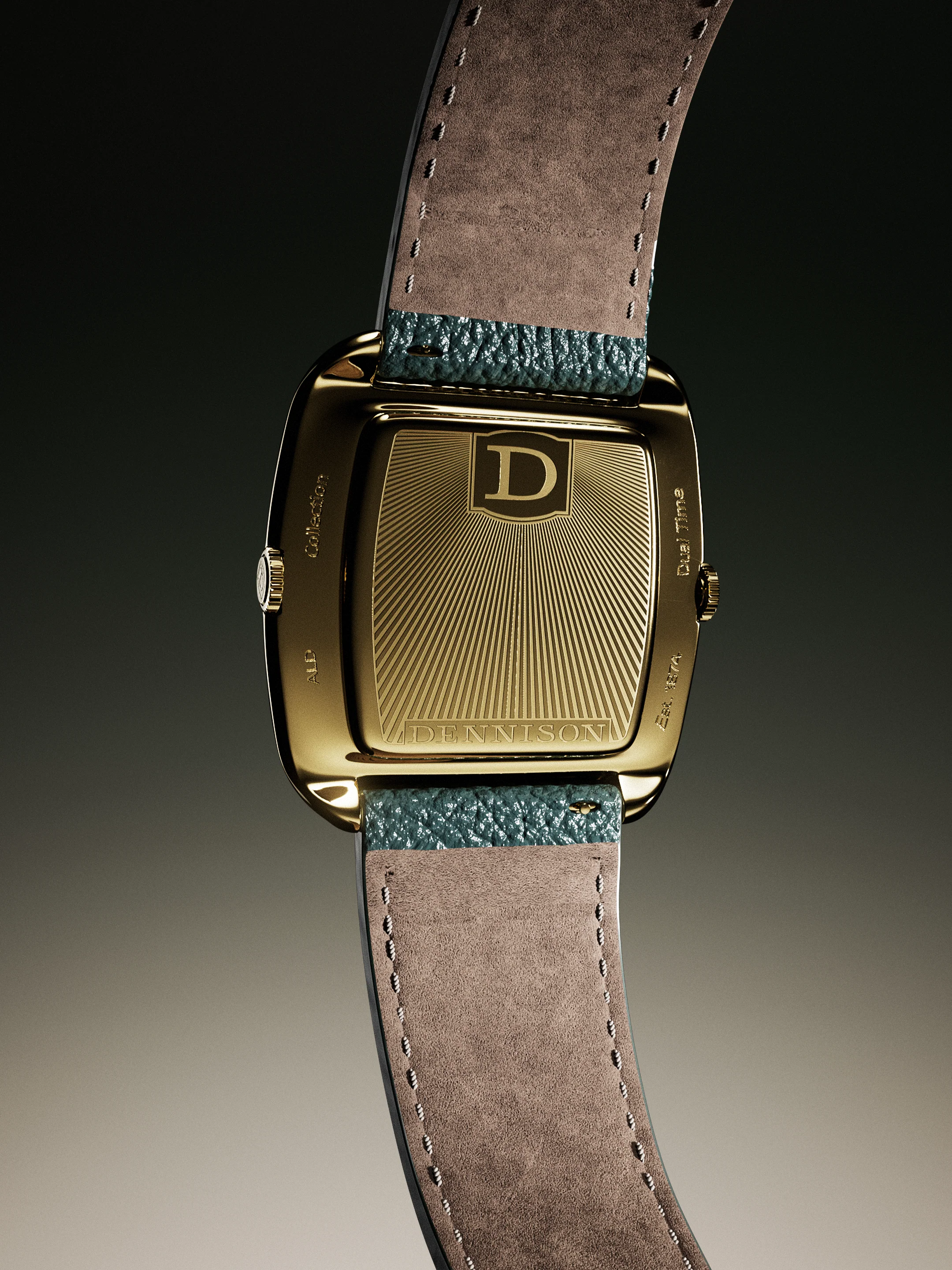 Malachite & Green Sunray In Gold - Image 6