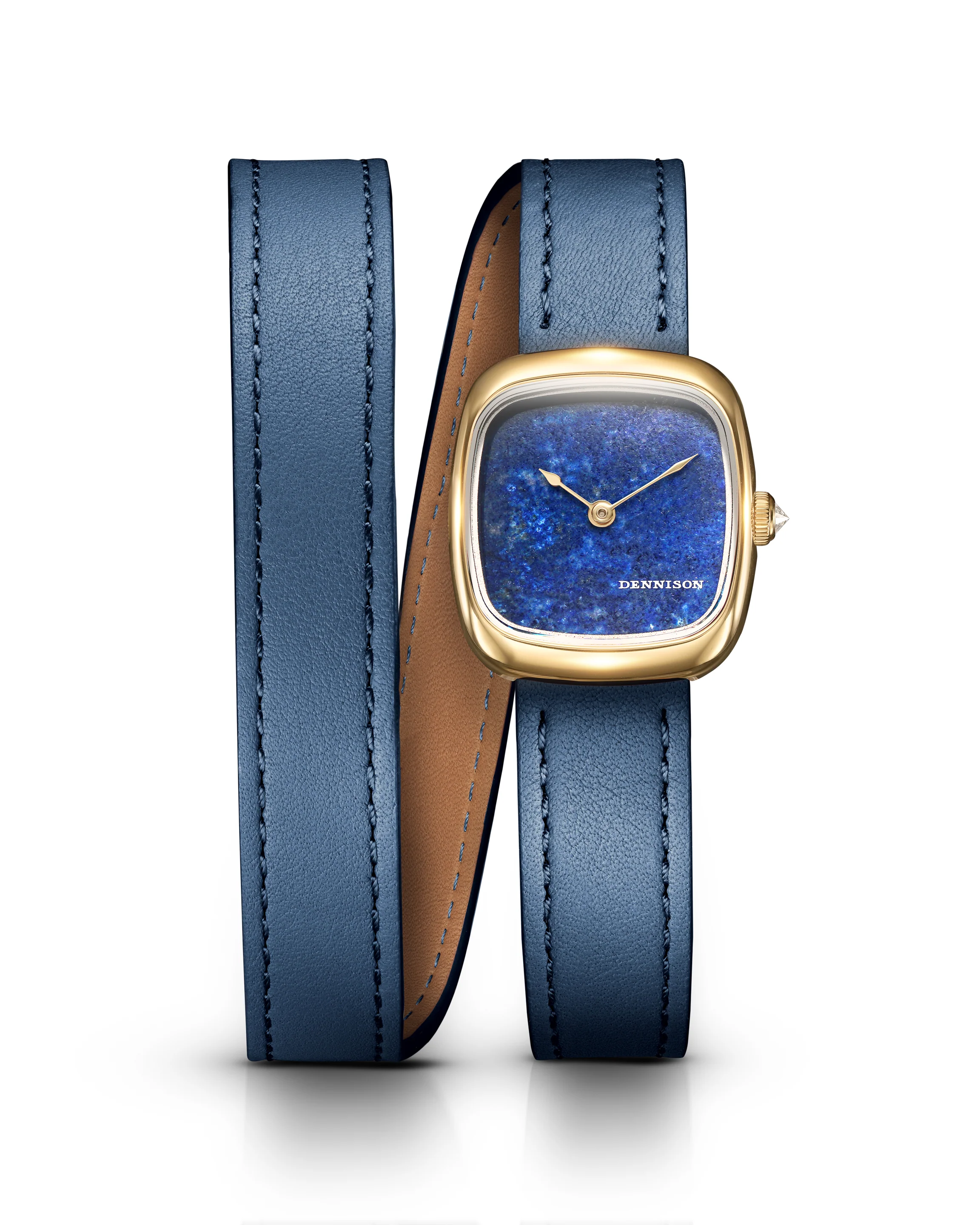 Mini Lapis Lazuli In Gold - Image 3