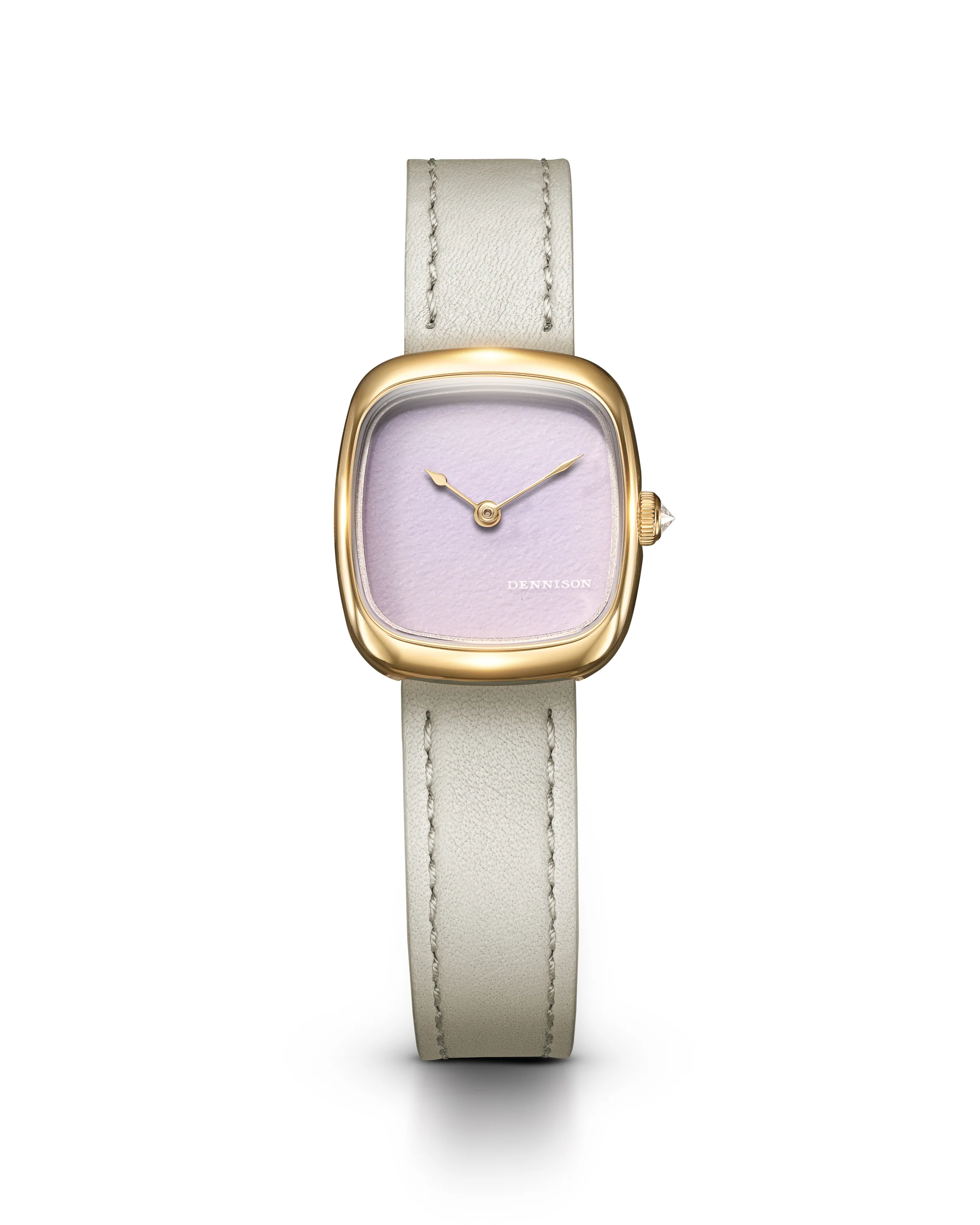 Mini Pink Malaysian Jade In Gold - Image 2
