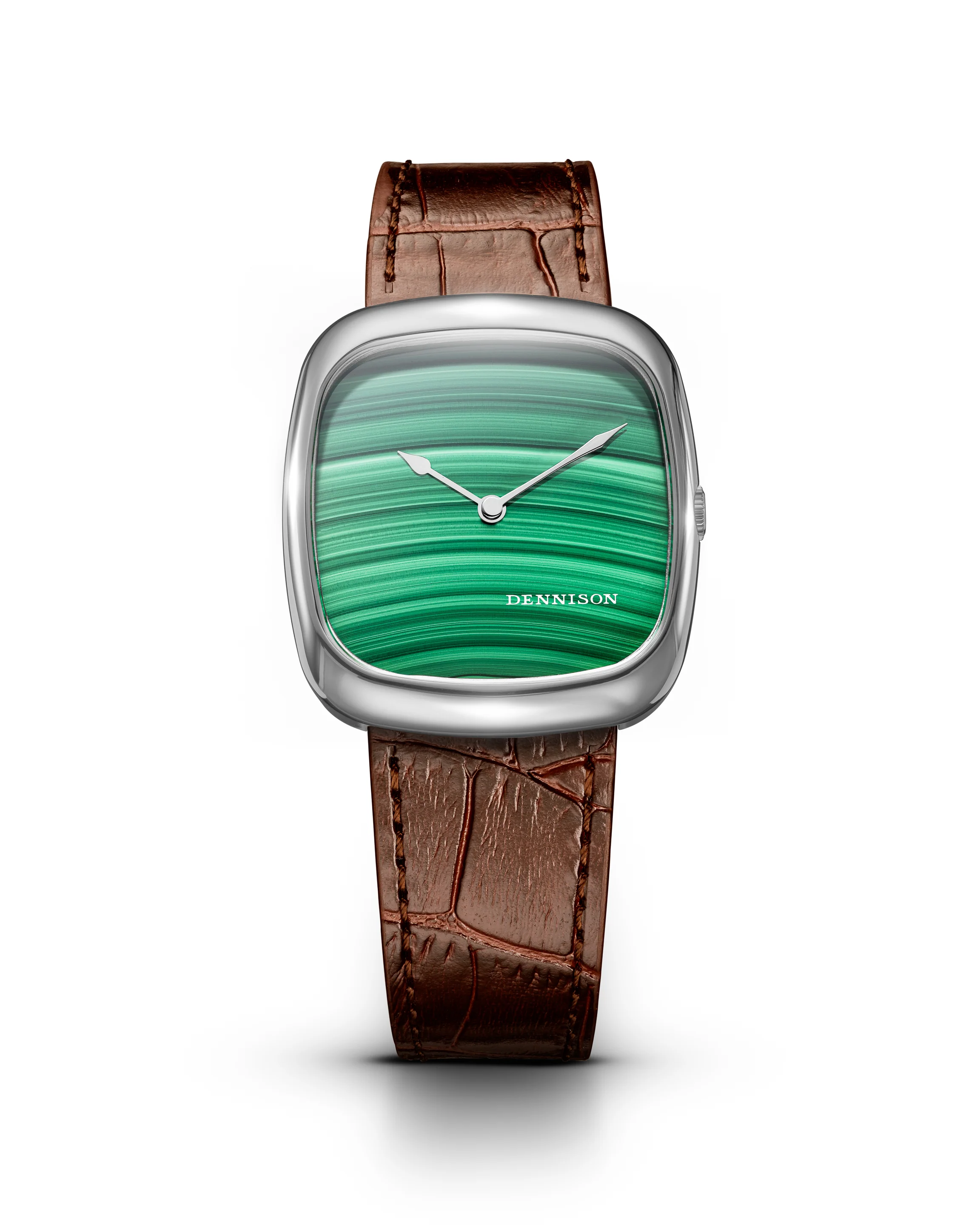 Natural Malachite Stone In Steel - Image 6