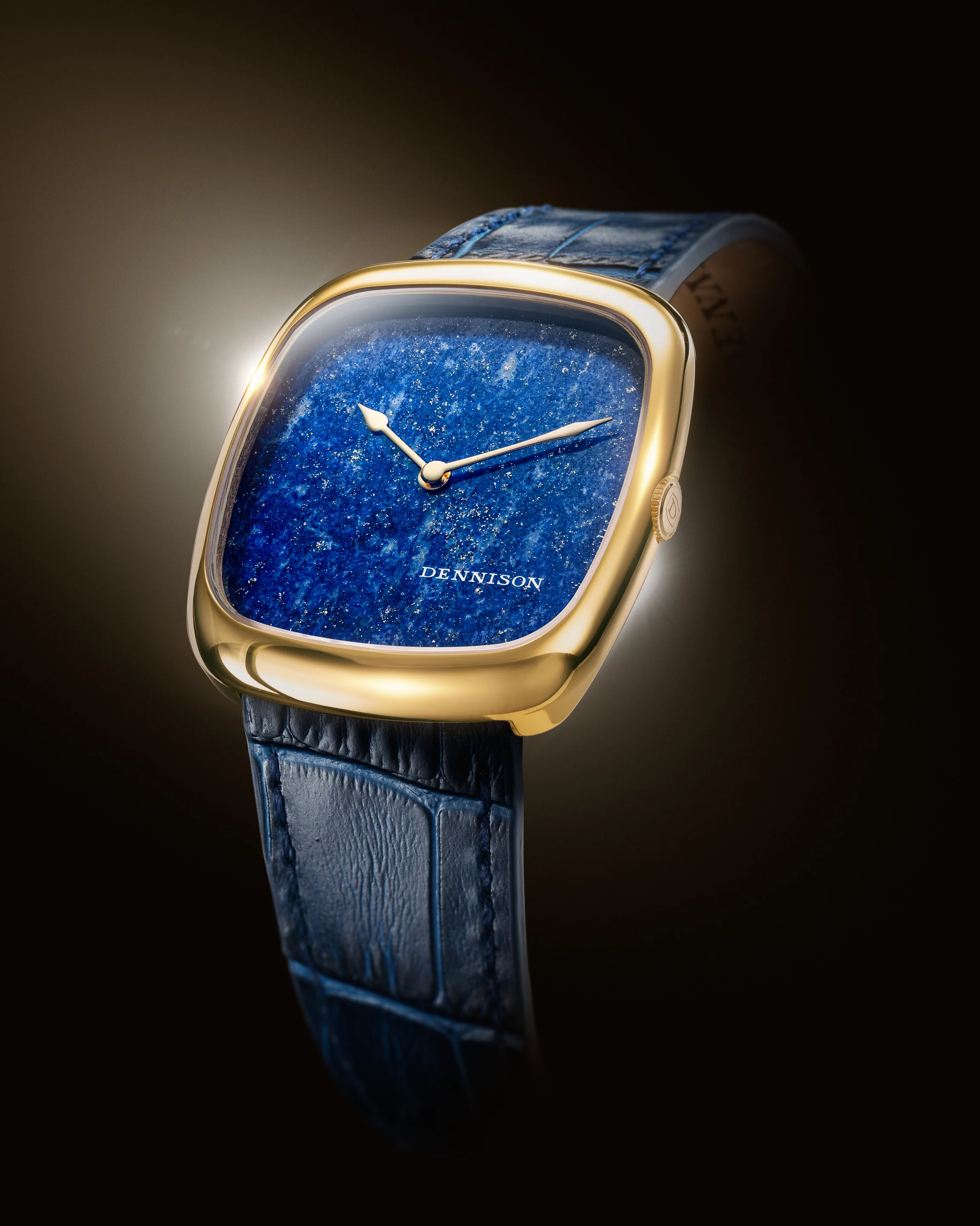 Natural Stone Lapis Lazuli In Gold - Image 5
